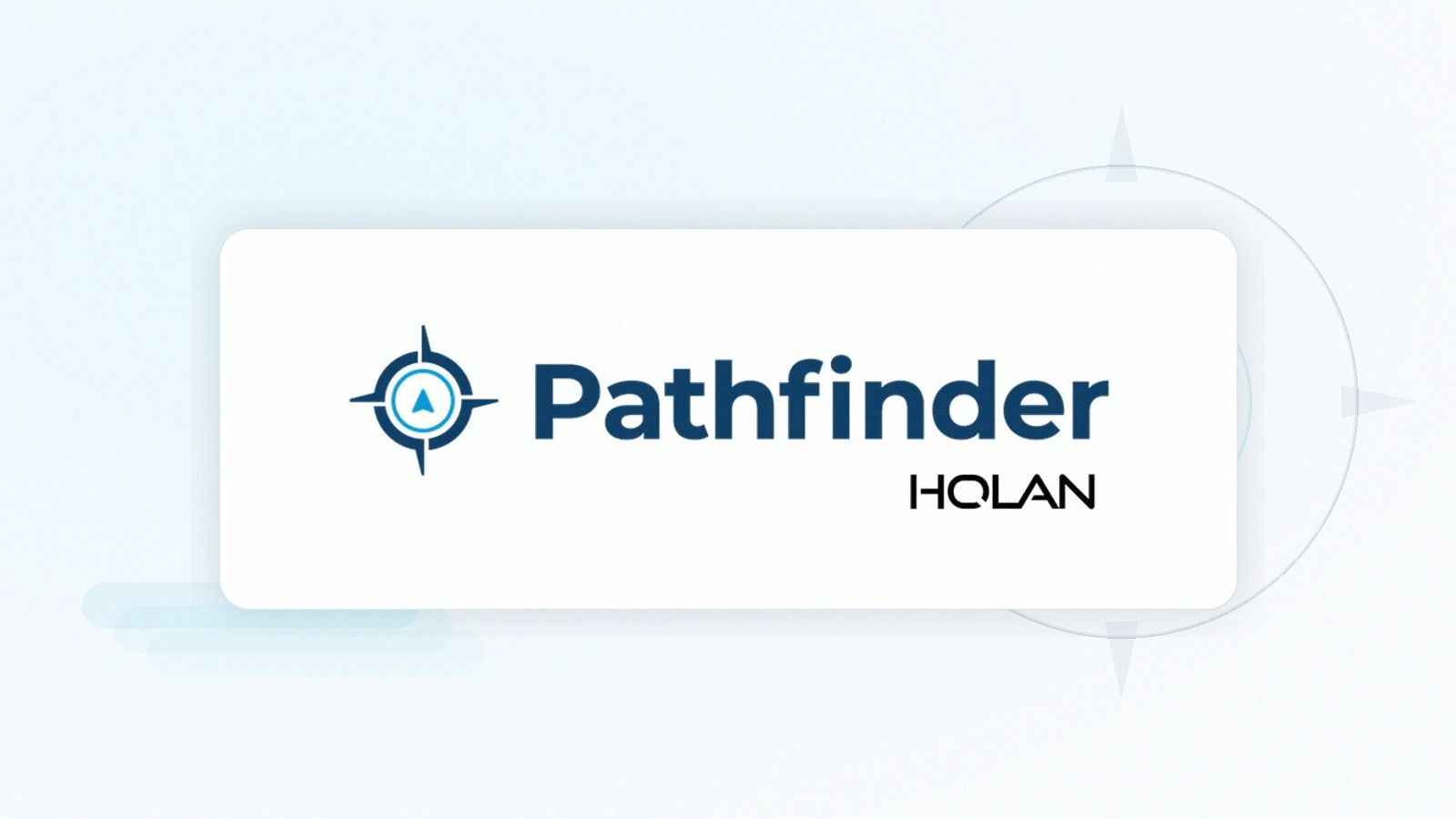 Abstract navy pathfinder motif representing career direction and momentum